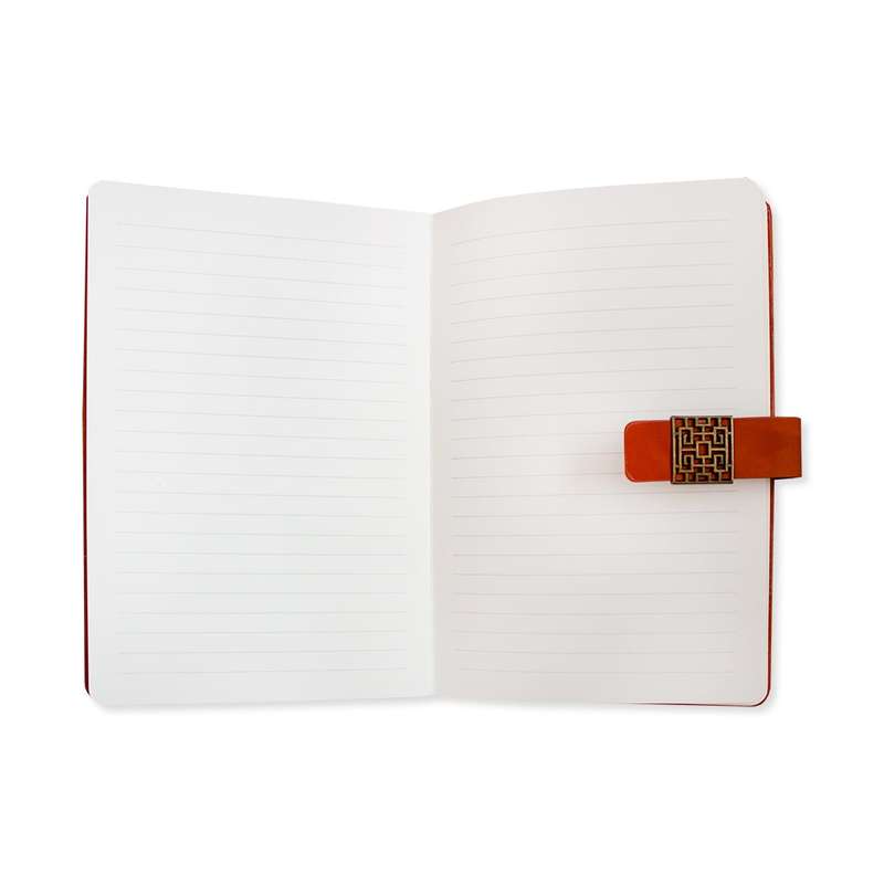 Brown Padded A5 Notebook