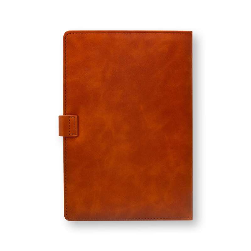 Brown Padded A5 Notebook