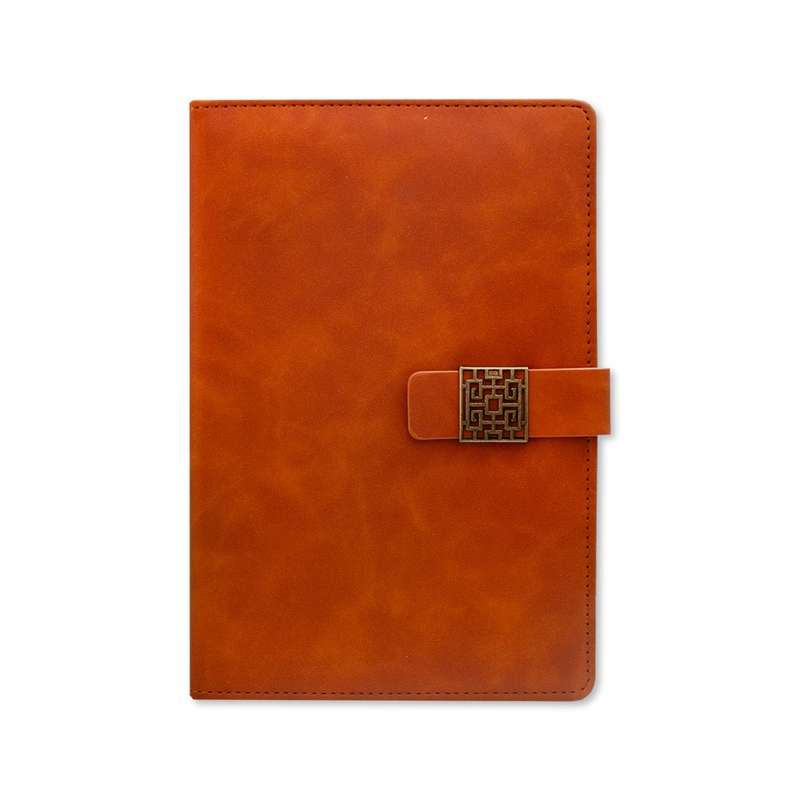 Brown Padded A5 Notebook