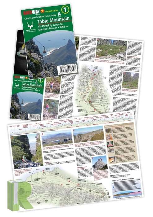 Cape Town Hikes: 10 Maps Set