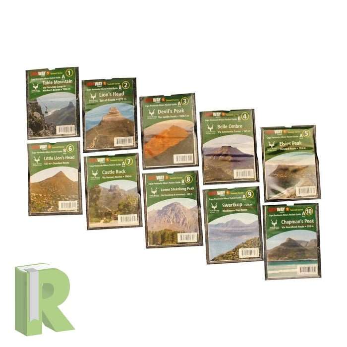 Cape Town Hikes: 10 Maps Set