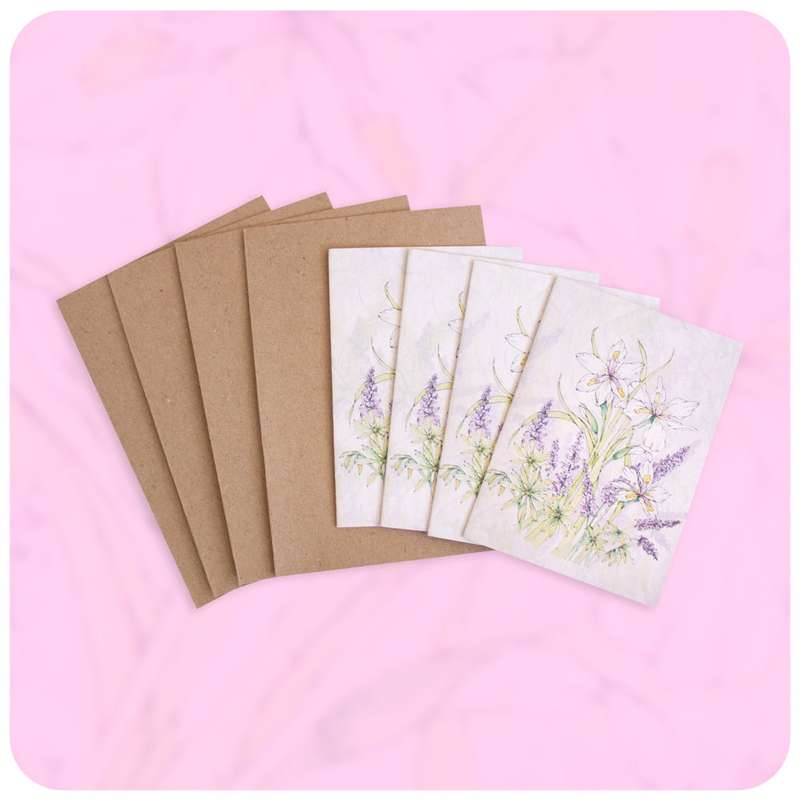 Cape Iris Card & Envelope Maxi Pack