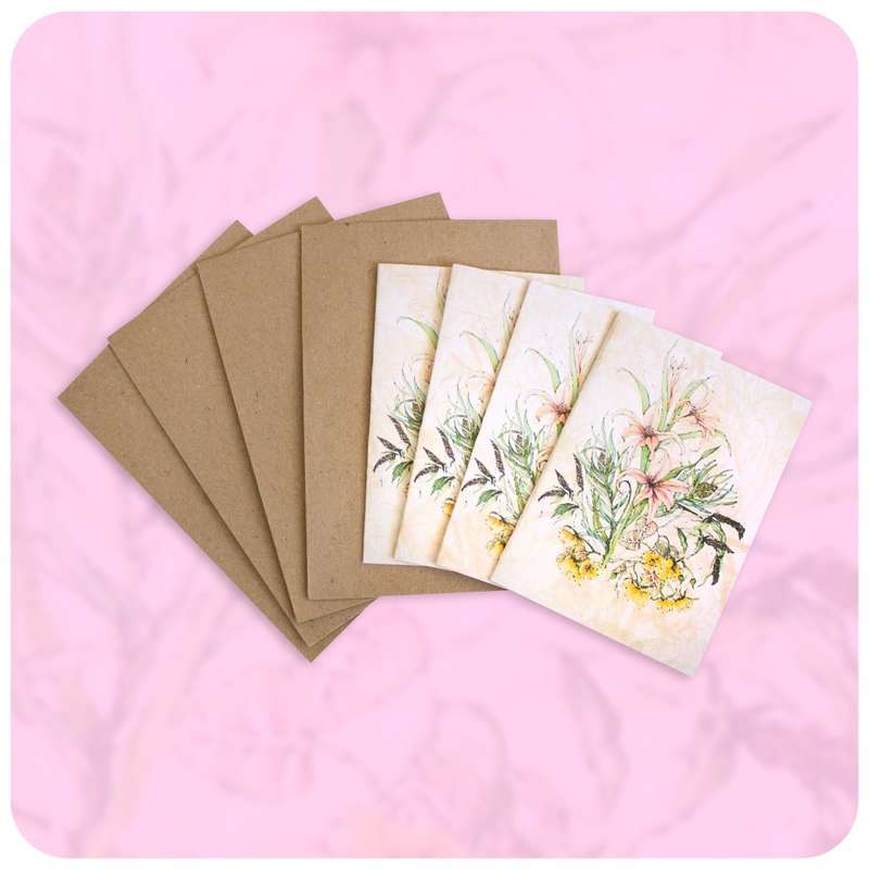 Peaches & Cream Card & Envelope Maxi Pack