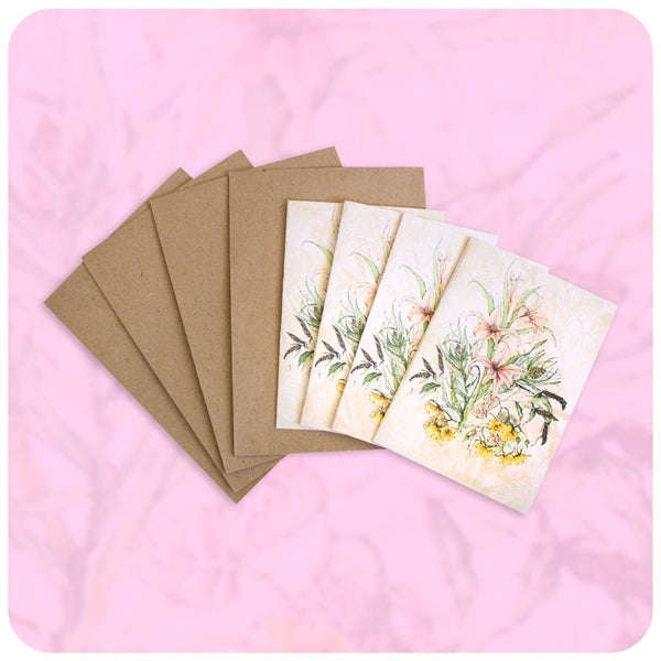 Peaches & Cream Card & Envelope Maxi Pack