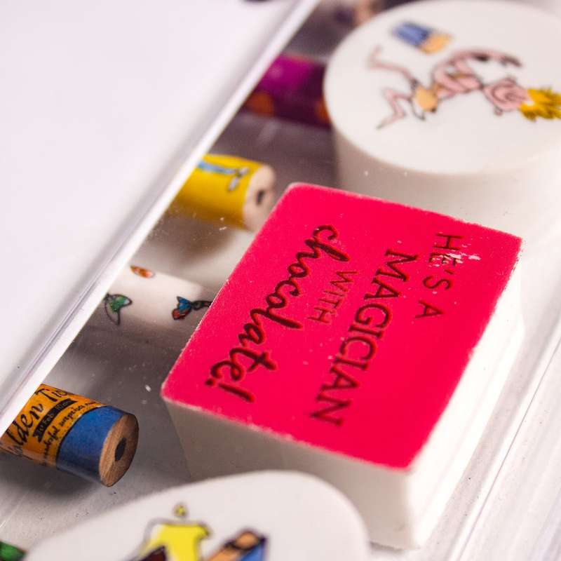 Charlie and the Chocolate Factory: 22 Pencils and Erasers Set