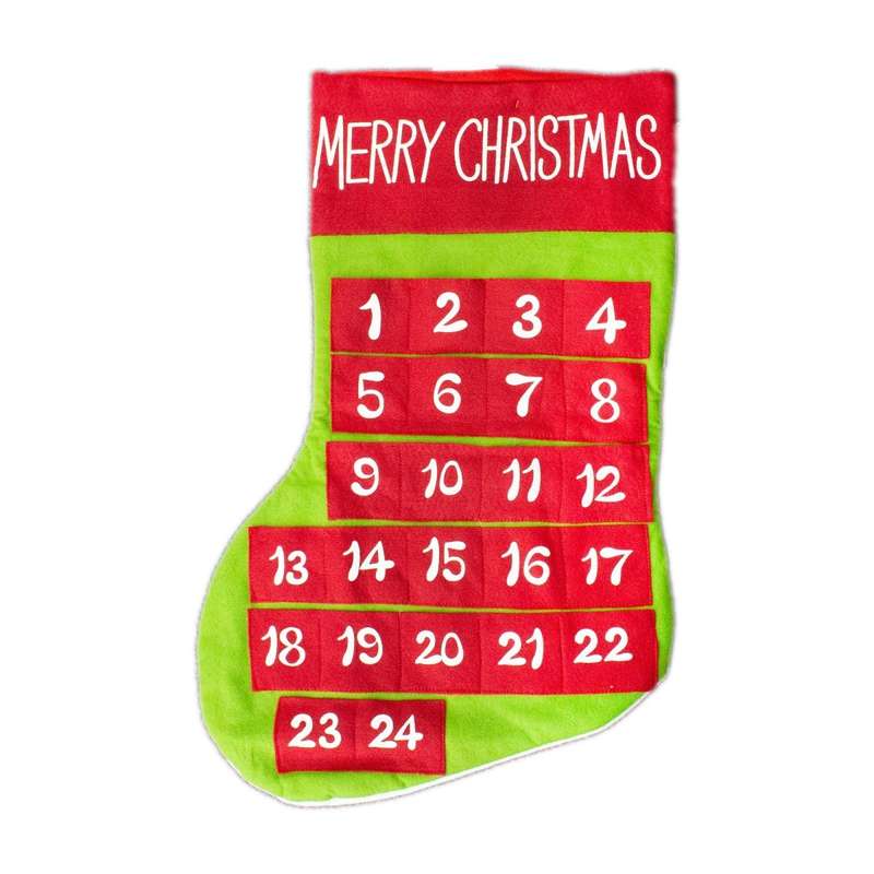 Advent Calendar Countdown To Christmas Giant  Stocking