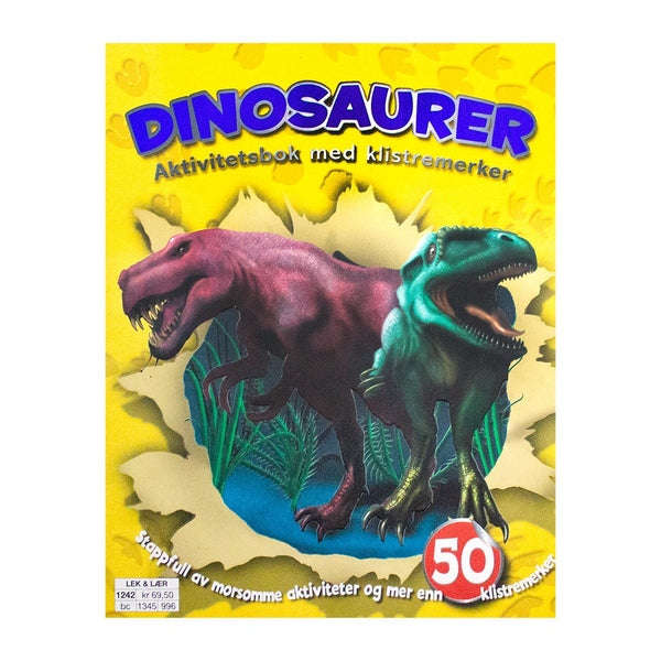 Dinosaurer Aktivitetsbok Med Klistremerker (Danish)