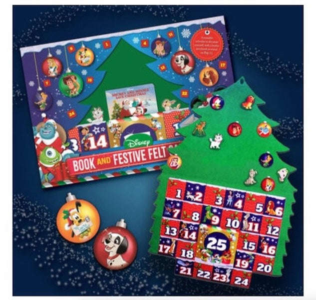 Disney: Book and Festive Felt Calendar