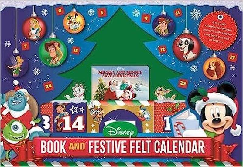 Disney: Book and Festive Felt Calendar