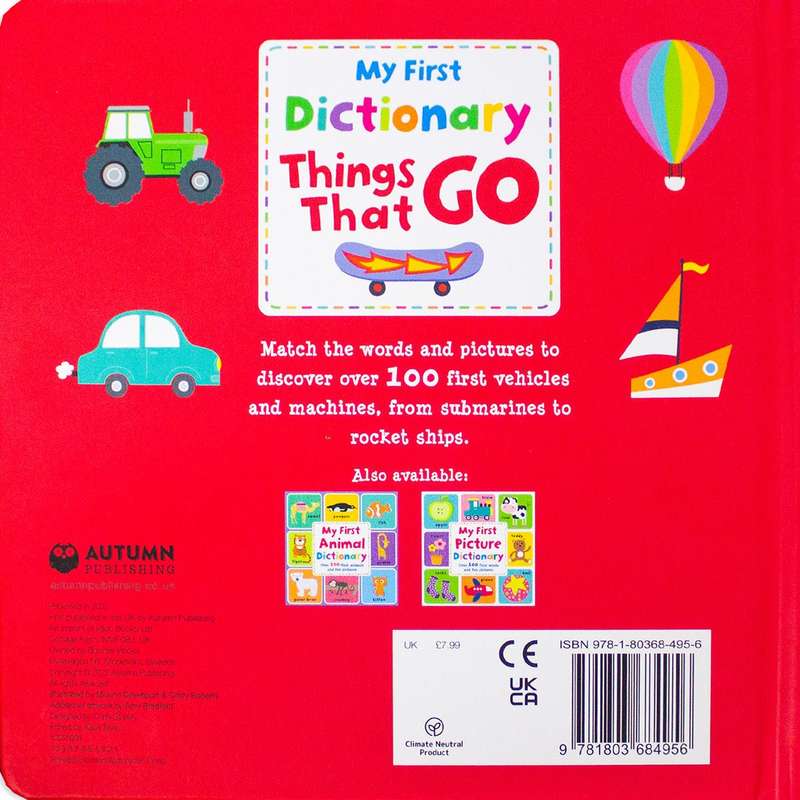 First Dictionary - Things That Go