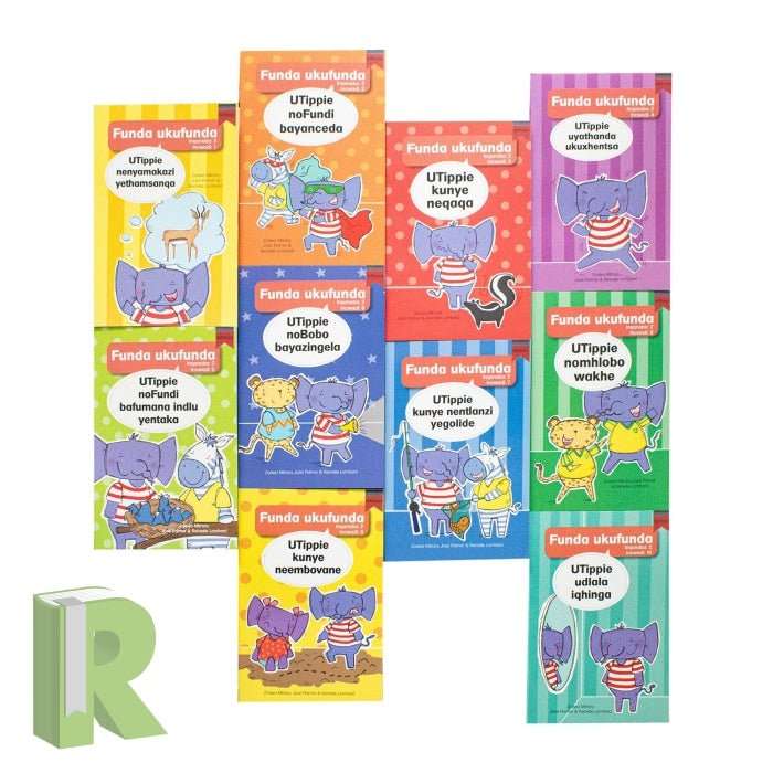 Funda Ukufunda  no Tippie-  Inqanaba, 1 no 2 - 20 Book Box-Set (IsiXhosa)