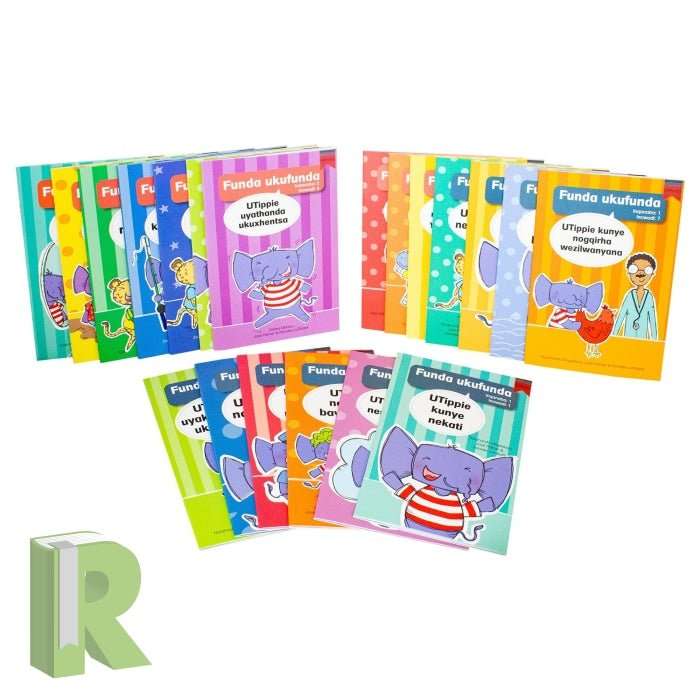 Funda Ukufunda  no Tippie-  Inqanaba, 1 no 2 - 20 Book Box-Set (IsiXhosa)