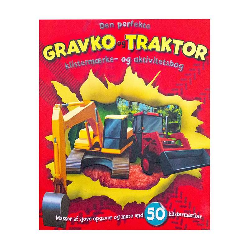 Gravko og Traktor Klistermarke og Aktivitetsbog (Danish)