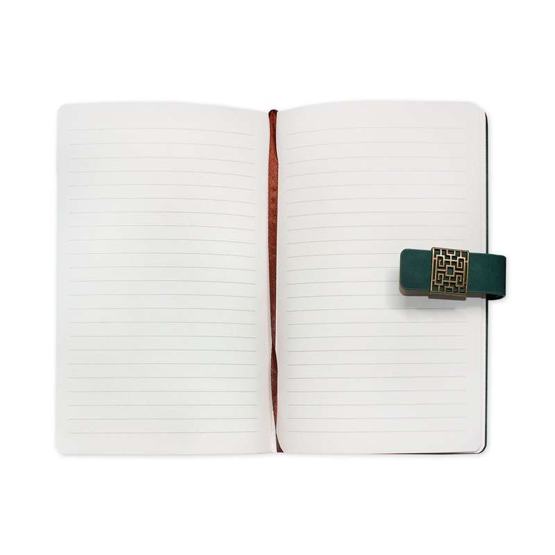 Green Padded A5 Notebook