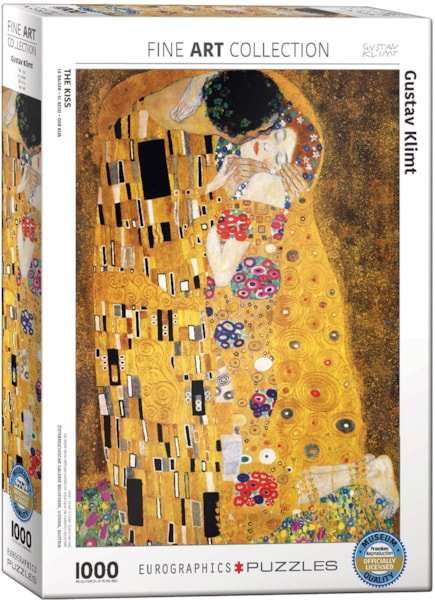 Gustav Klimt Kiss 1000 Piece Puzzle