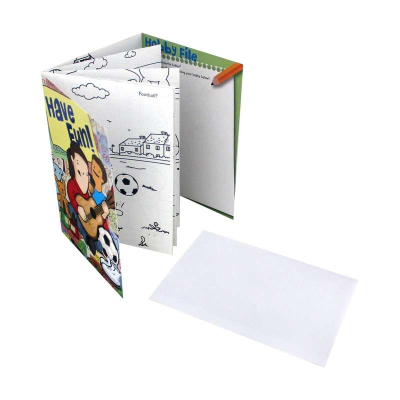Happy Birthday Colouring - Hobbies