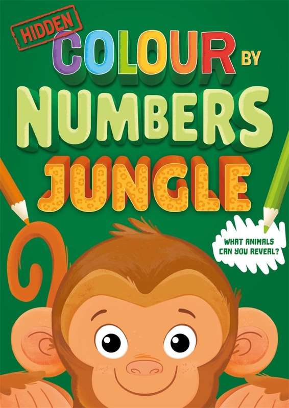 Hidden Colour By Numbers - Jungle