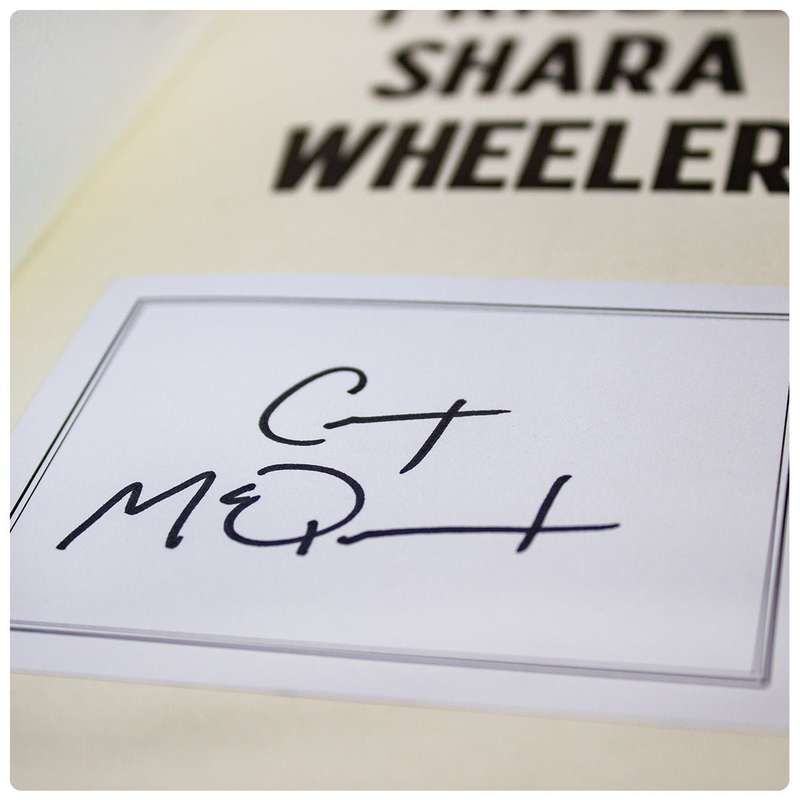 I Kissed Shara Wheeler ( Signed Bookplate)