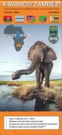 Kavango Zambezi Traveller's Map (1st Edition)