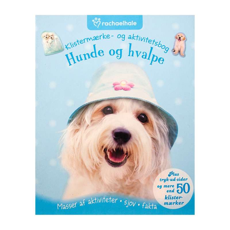 Klistermaerke-Og aktivitetsbog Hunde og hvalpe