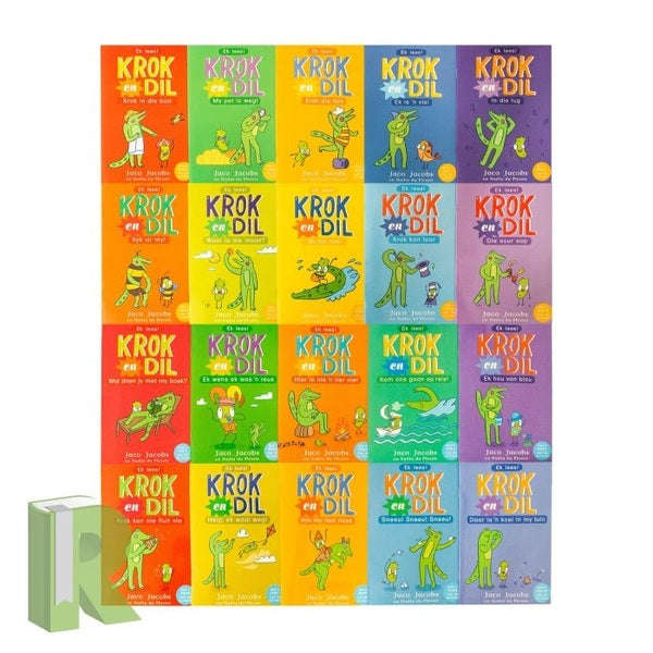 Krok En Dil Lees Reeks Vlak 1-2 20 Book Pack