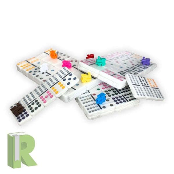 Mexican Train Dominoes Tin