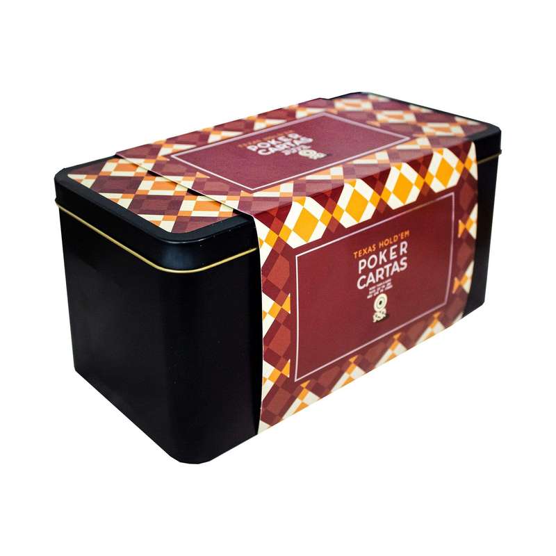 Texas Hold Em Poker Cartas Tin