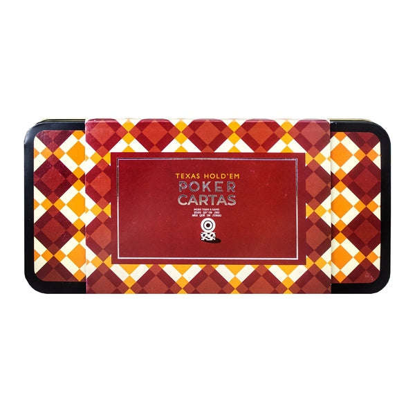 Texas Hold Em Poker Cartas Tin