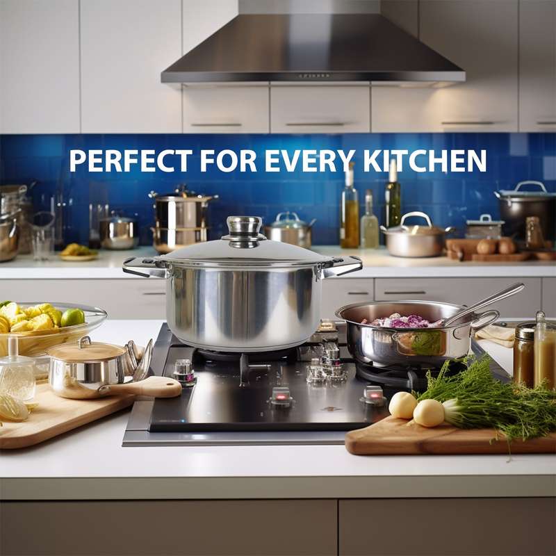 Amazing Deal!  Bon Voyage 27 Piece HQ Stainless Pots Set (S27)