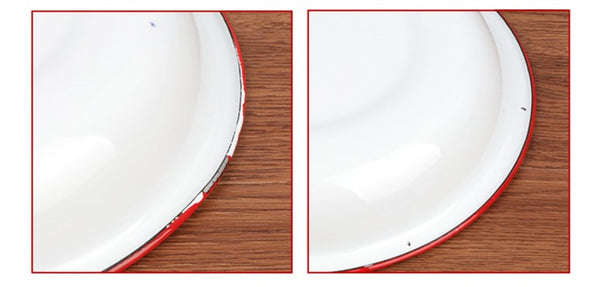 Agate Enamel Color Decor Dinner Plate Soup Plate