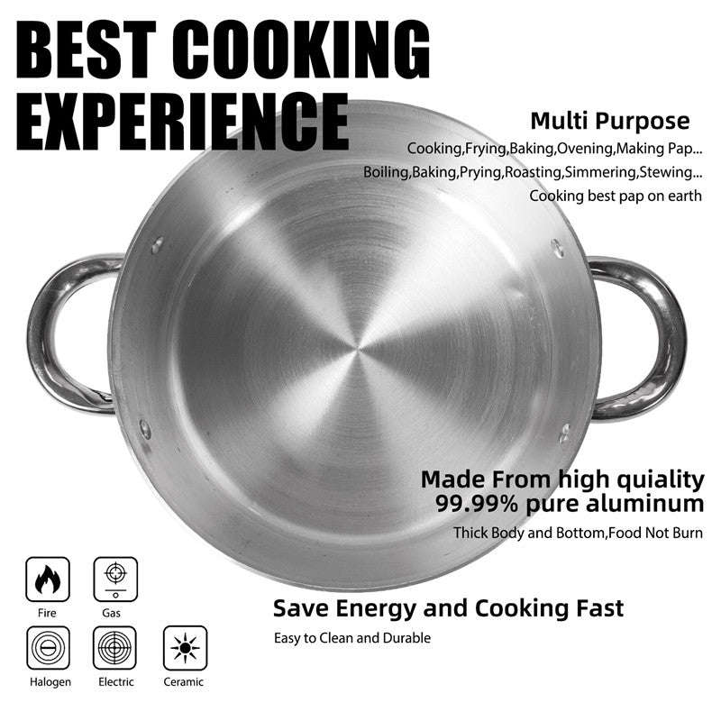 Combo of Bon Voyage Queen 10 Piece Pots Set & 5-Tier Stainless Steel Giant Pot Stand