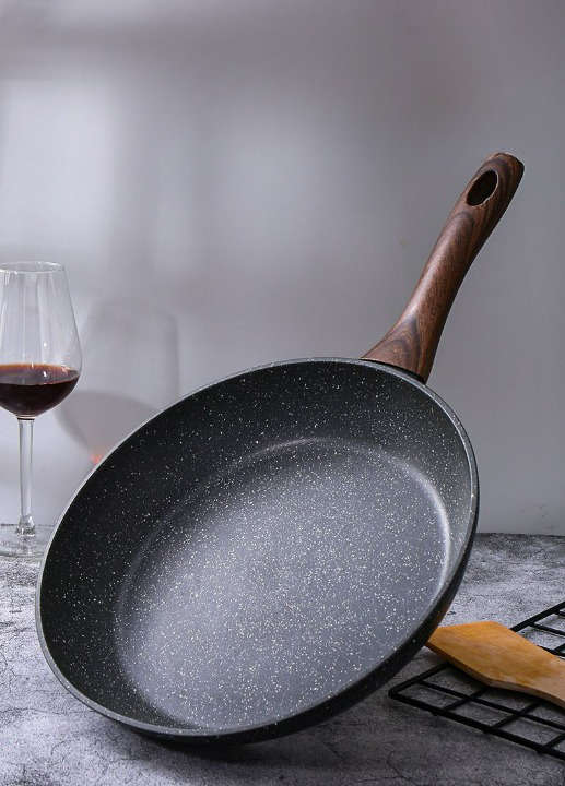 Big5 Greenis Non-Stick Aluminium Frypan Skillet with Marble Coating & Durable Bakelite Handle