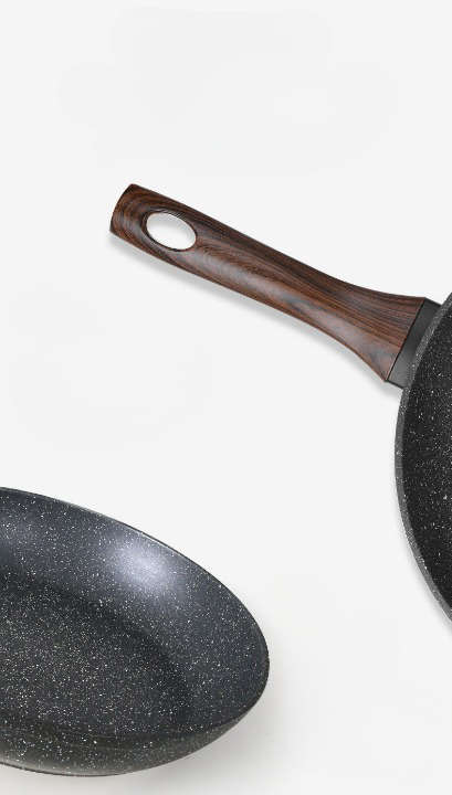 Big5 Greenis Non-Stick Aluminium Frypan Skillet with Marble Coating & Durable Bakelite Handle