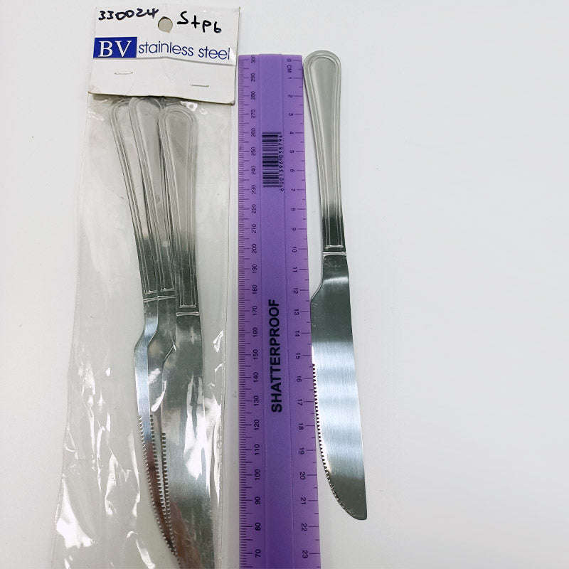 Big5 (BV) Stainless Steel Table Knife (4pc/Pack)