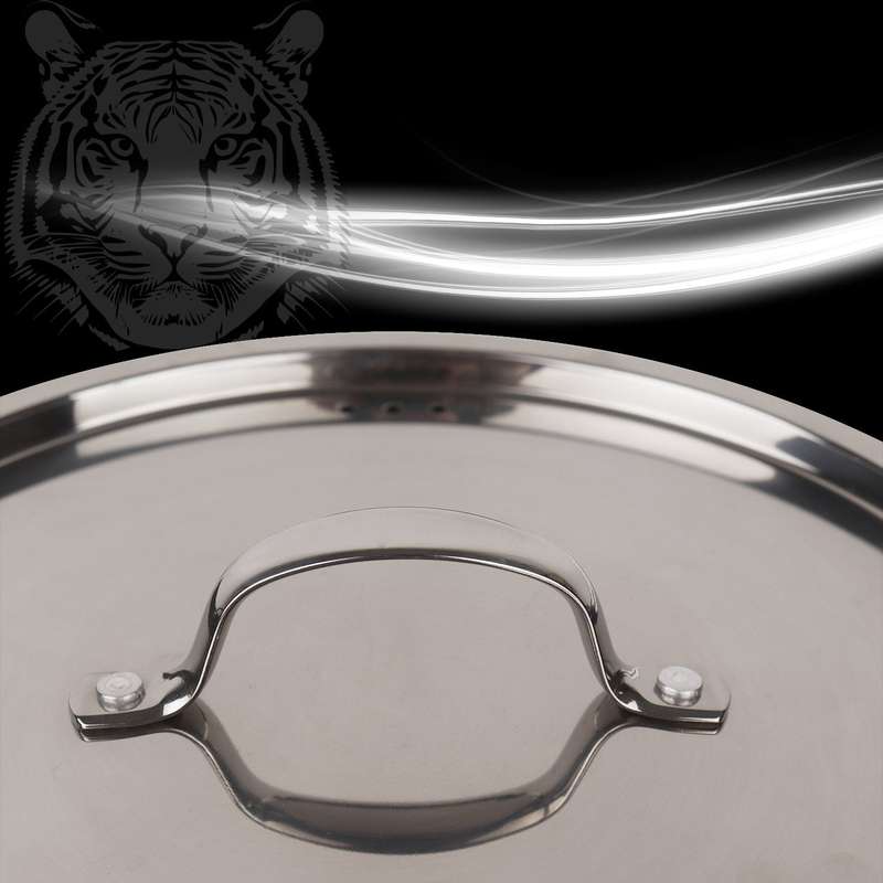 New Arrival!!! Tiger Stainless Steel 29 Piece Cookware Set - Stainless Steel Lid Edition