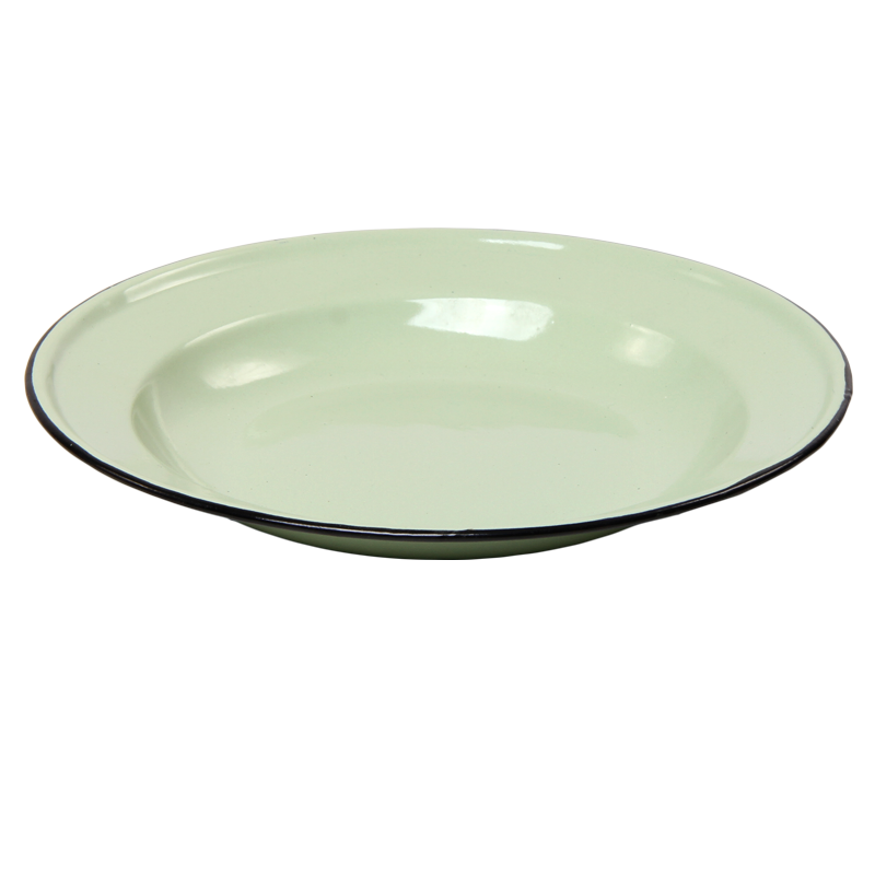 New World Enamel Soup Plate