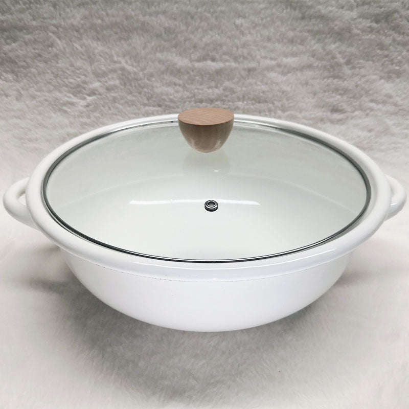Agate Premier Quality Enamel Shallow Casserole Pot