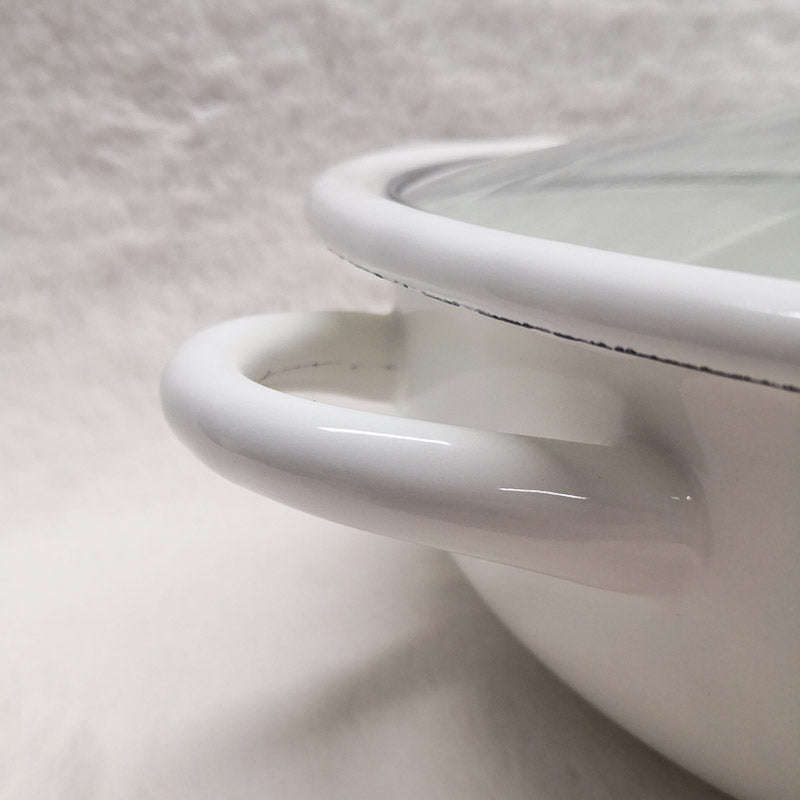 Agate Premier Quality Enamel Shallow Casserole Pot