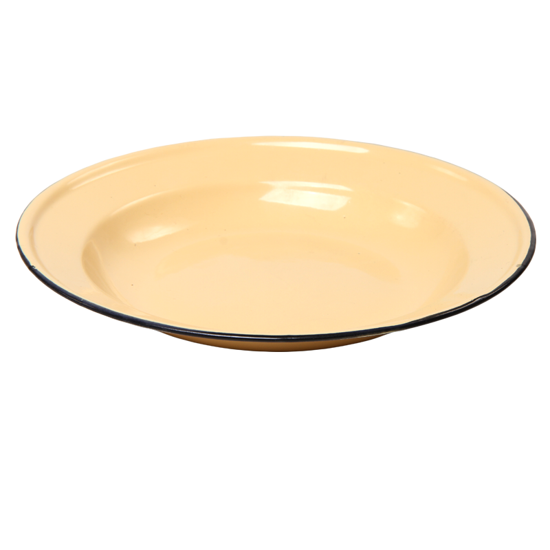 New World Enamel Soup Plate