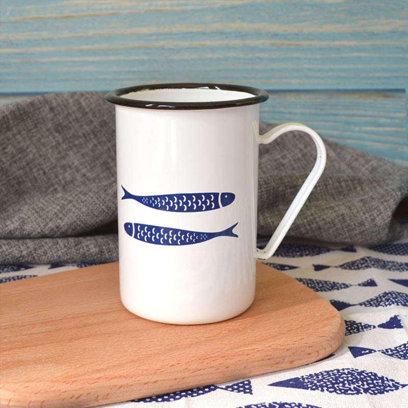 Agate Vintage Enamelware Bowl & Tall Mug (bowls and mugs are sold seperately and can be combined ...