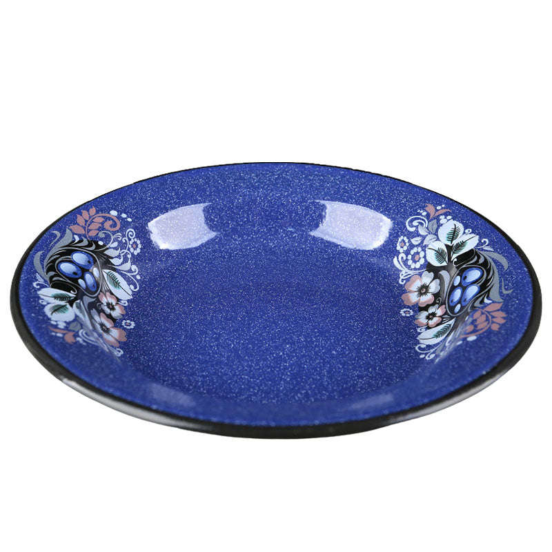 Agate Enamel Color Decor Dinner Plate Soup Plate