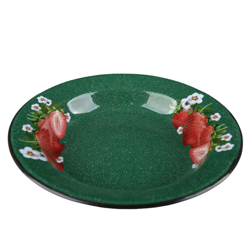 Agate Enamel Color Decor Dinner Plate Soup Plate