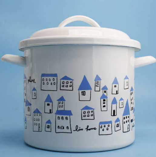 Agate Enamel Multi-Purpose Pot Stew Pot Stockpot Cooking Pot Casserole