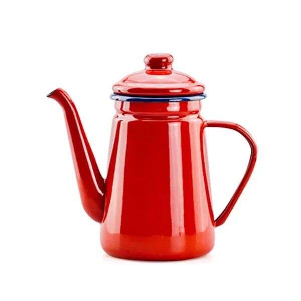 Agate Premier Quality Enamel Gooseneck Teapot 1.1LT