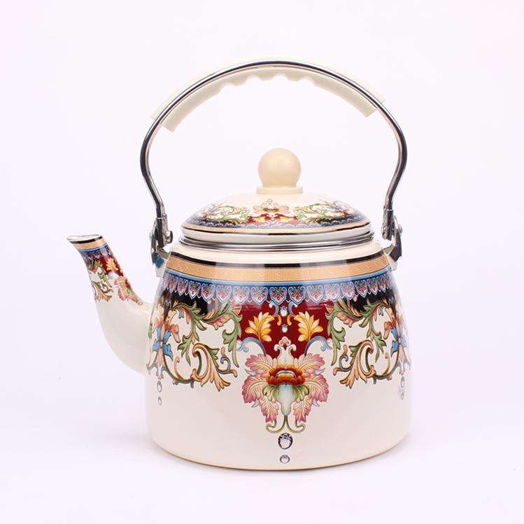 Agate Royal Enamel Tea Pot Classic Flower 1.5LT/2.0LT/2.5LT/4.0LT (no strainer)