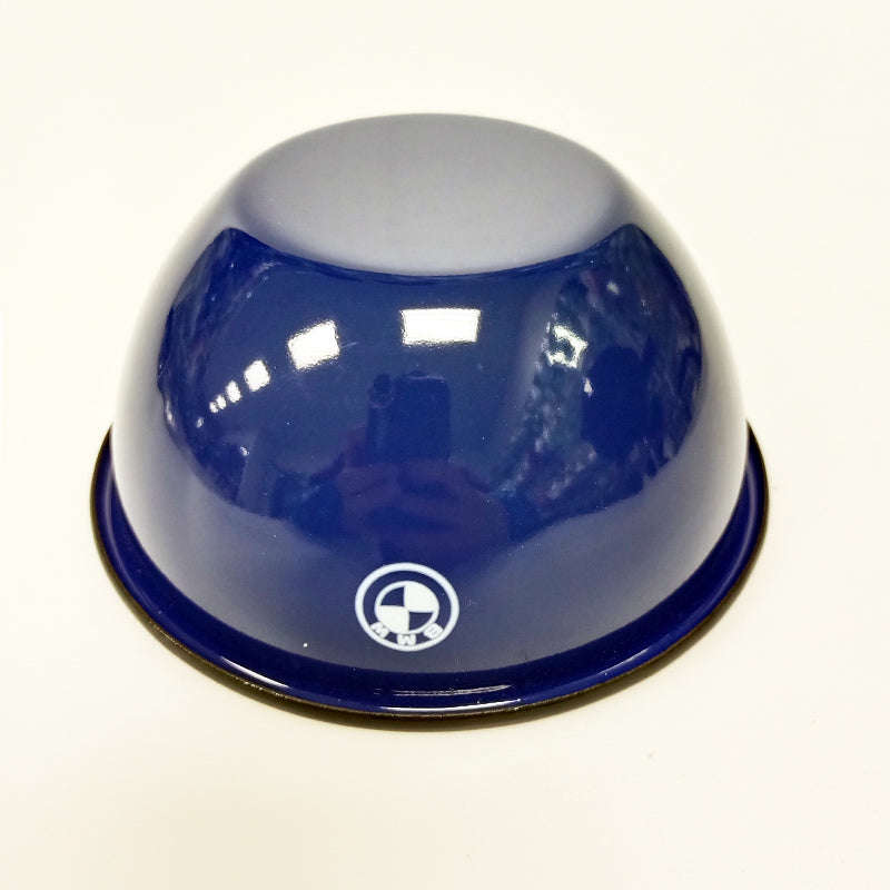 Premier Quality Vintage Enamel Bowl 12cm Navy