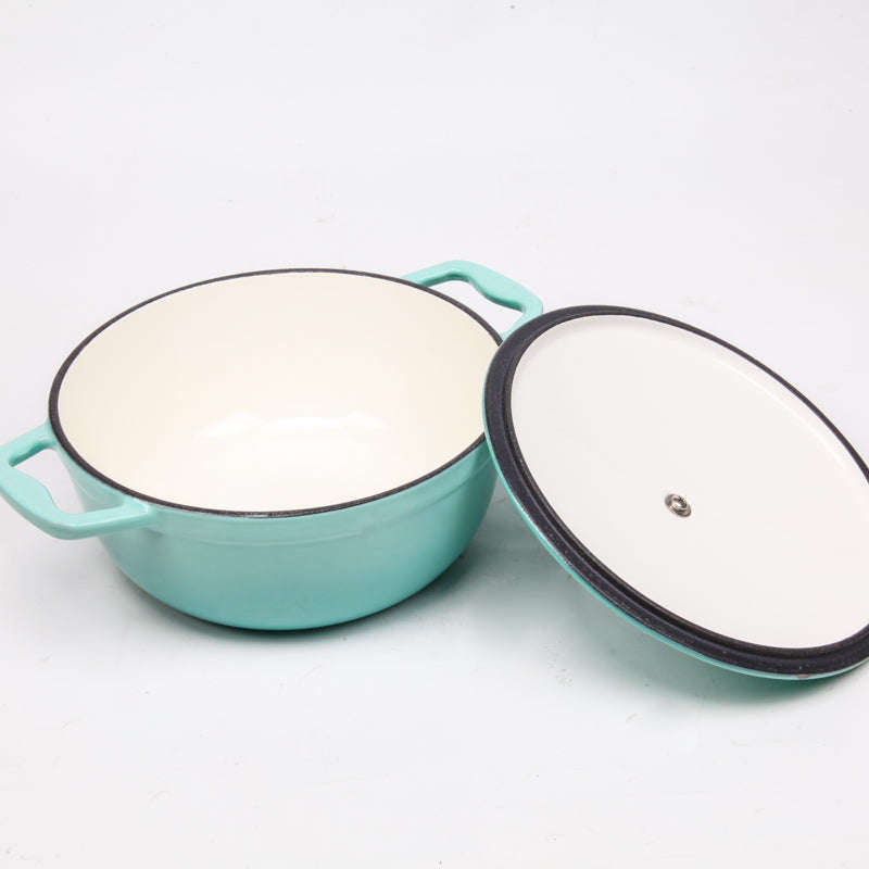 BV Cast Iron Round Casserole Pot 22cm