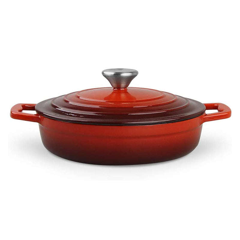 La Cocina Cast Iron Shallow Casserole 22cm 1.9L (one pot only)