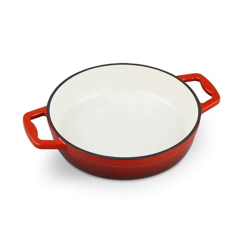La Cocina Cast Iron Shallow Casserole 22cm 1.9L (one pot only)