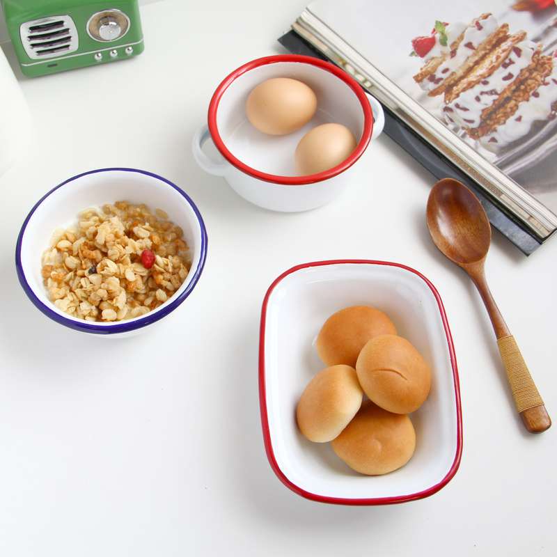 Agate Premier Quality Enamel Mini Casserole with Handles